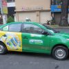 quảng cáo trên taxi Mai Linh