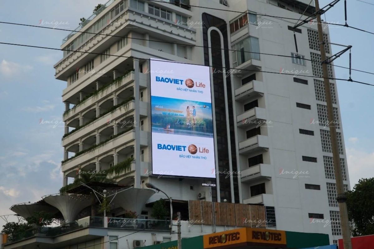 Bảo Việt Life quảng cáo màn hình Led ngoài trời
