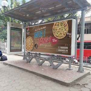 quảng cáo nhà chờ xe buýt tại tphcm