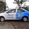 quảng cáo trên taxi Airport