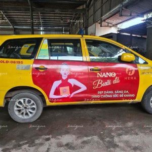 quảng cáo trên vinataxi