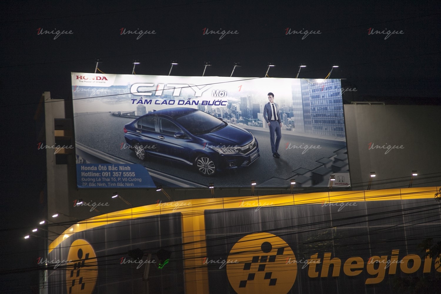 honda city quảng cáo pano billboard
