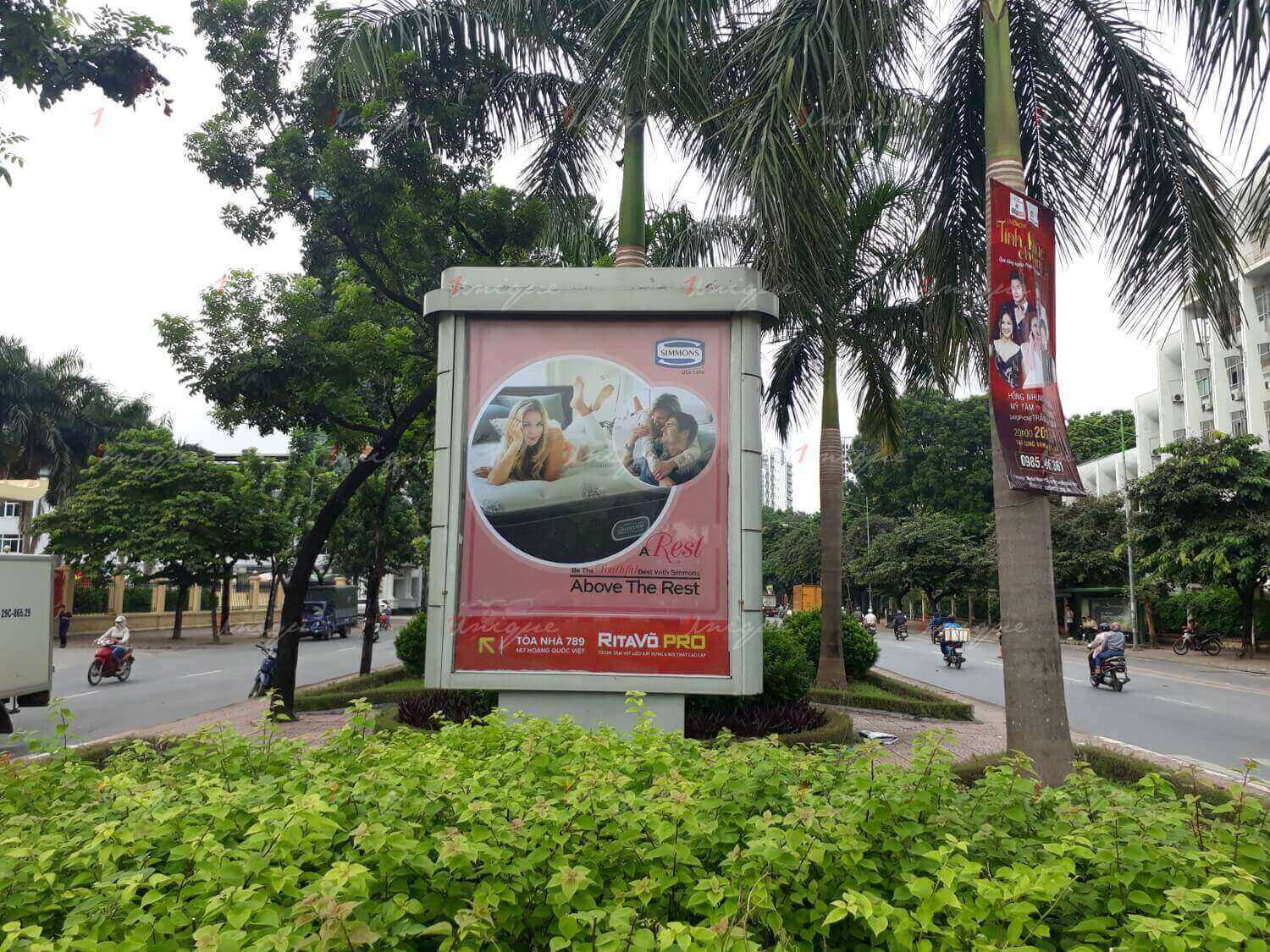 quảng cáo biển hộp đèn