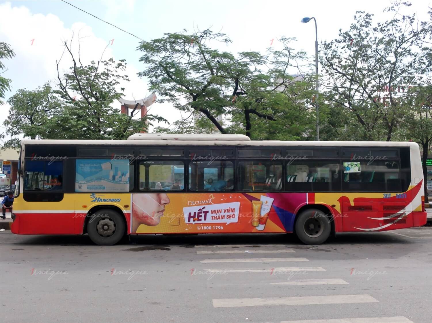 hình thức quảng cáo trên xe buýt