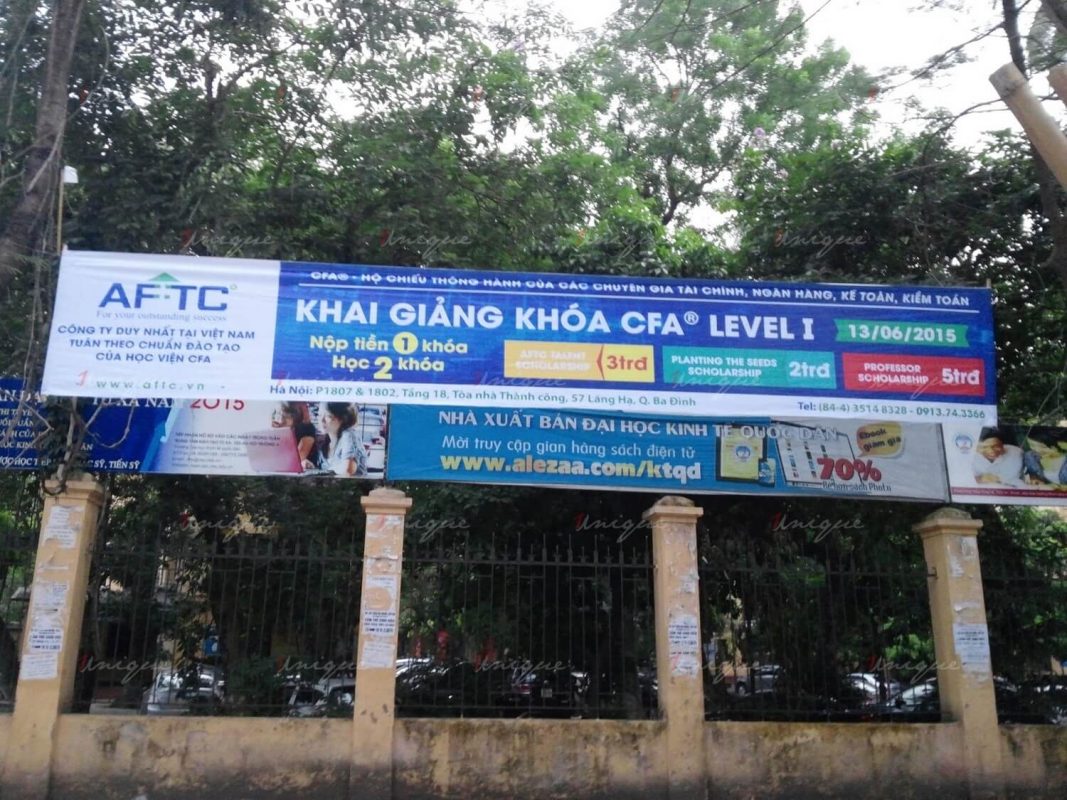 quảng cáo banner, phướn