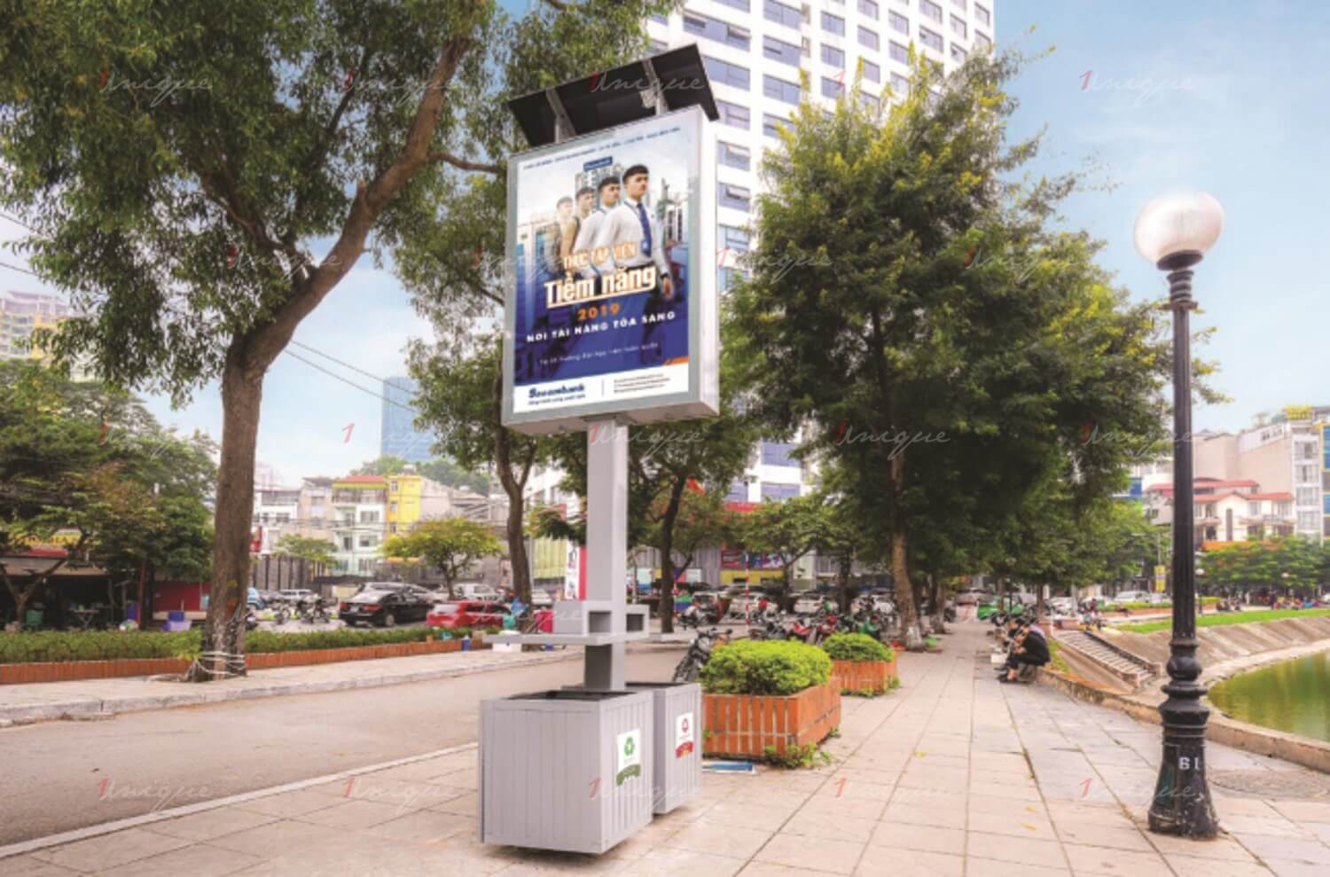 Quảng cáo biển hộp đèn thông minh