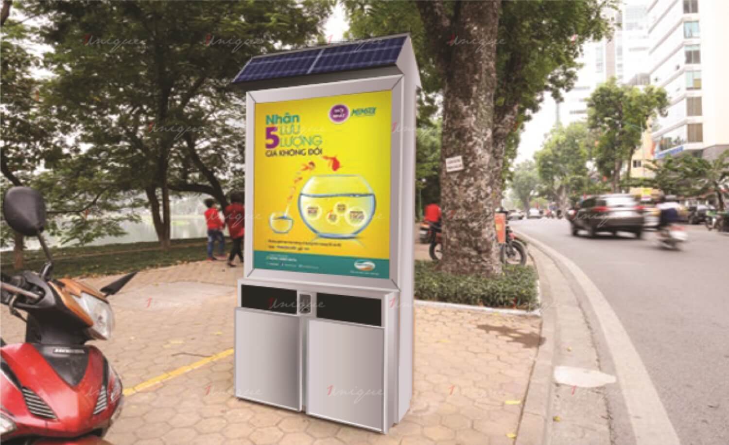 Quảng cáo biển hộp đèn thông minh