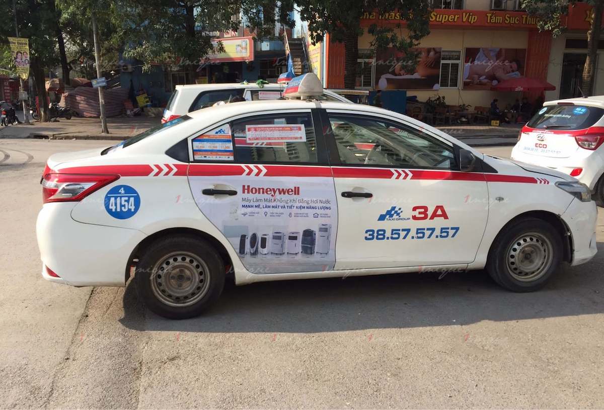 Triển khai quảng cáo trên xe buýt kết hợp quảng cáo trên xe taxi Quảng cáo trên xe buýt kết hợp quảng cáo trên xe taxi
