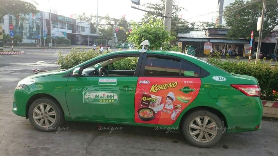 Triển khai quảng cáo trên xe buýt kết hợp quảng cáo trên xe taxi Quảng cáo trên xe buýt kết hợp quảng cáo trên xe taxi