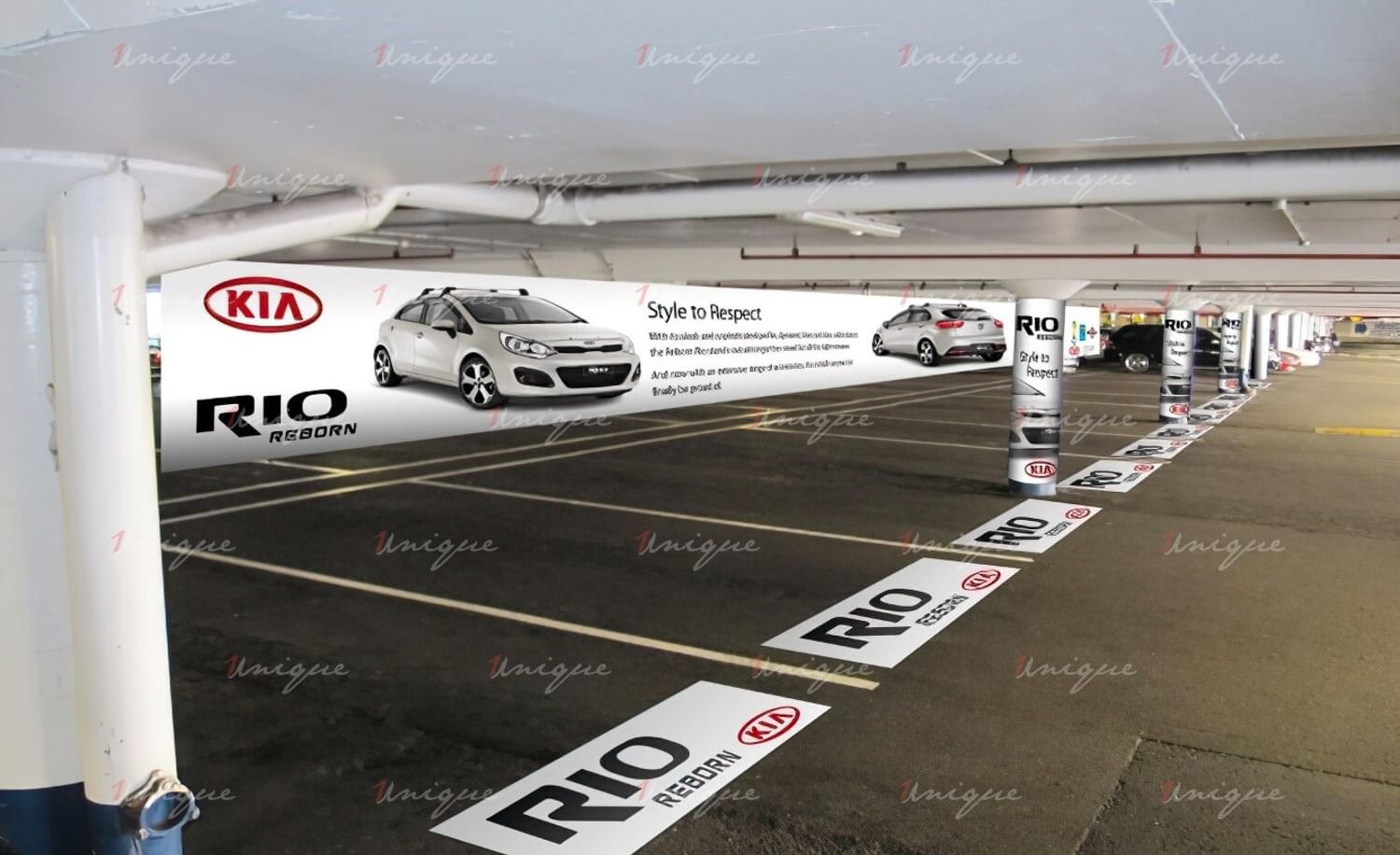 Quảng cáo tại bãi đỗ xe - Trực quan và gần gũi Quảng cáo tại bãi đỗ xe