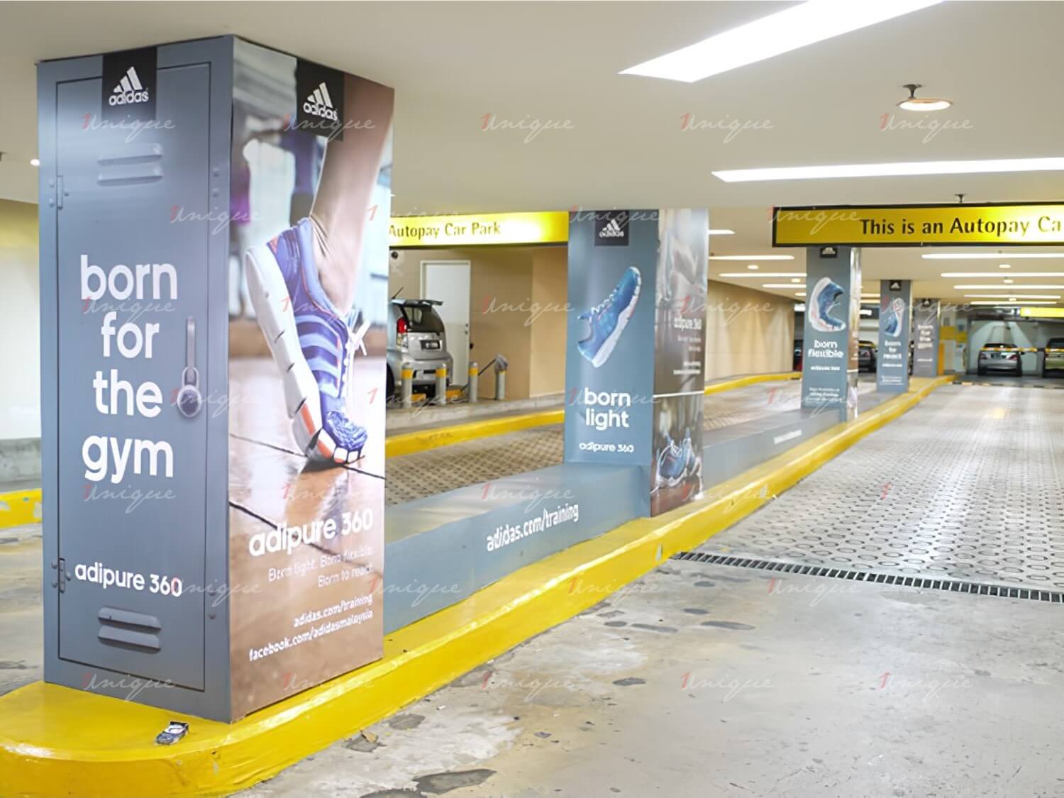 Quảng cáo tại bãi đỗ xe - Trực quan và gần gũi Quảng cáo tại bãi đỗ xe