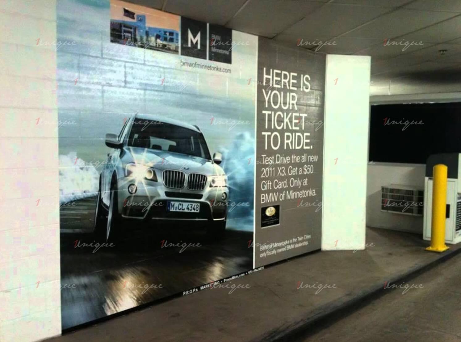 Quảng cáo tại bãi đỗ xe - Trực quan và gần gũi Quảng cáo tại bãi đỗ xe