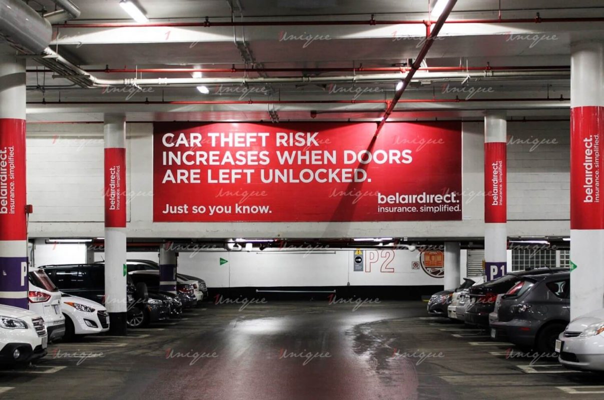 Quảng cáo tại bãi đỗ xe