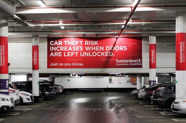 Quảng cáo tại bãi đỗ xe