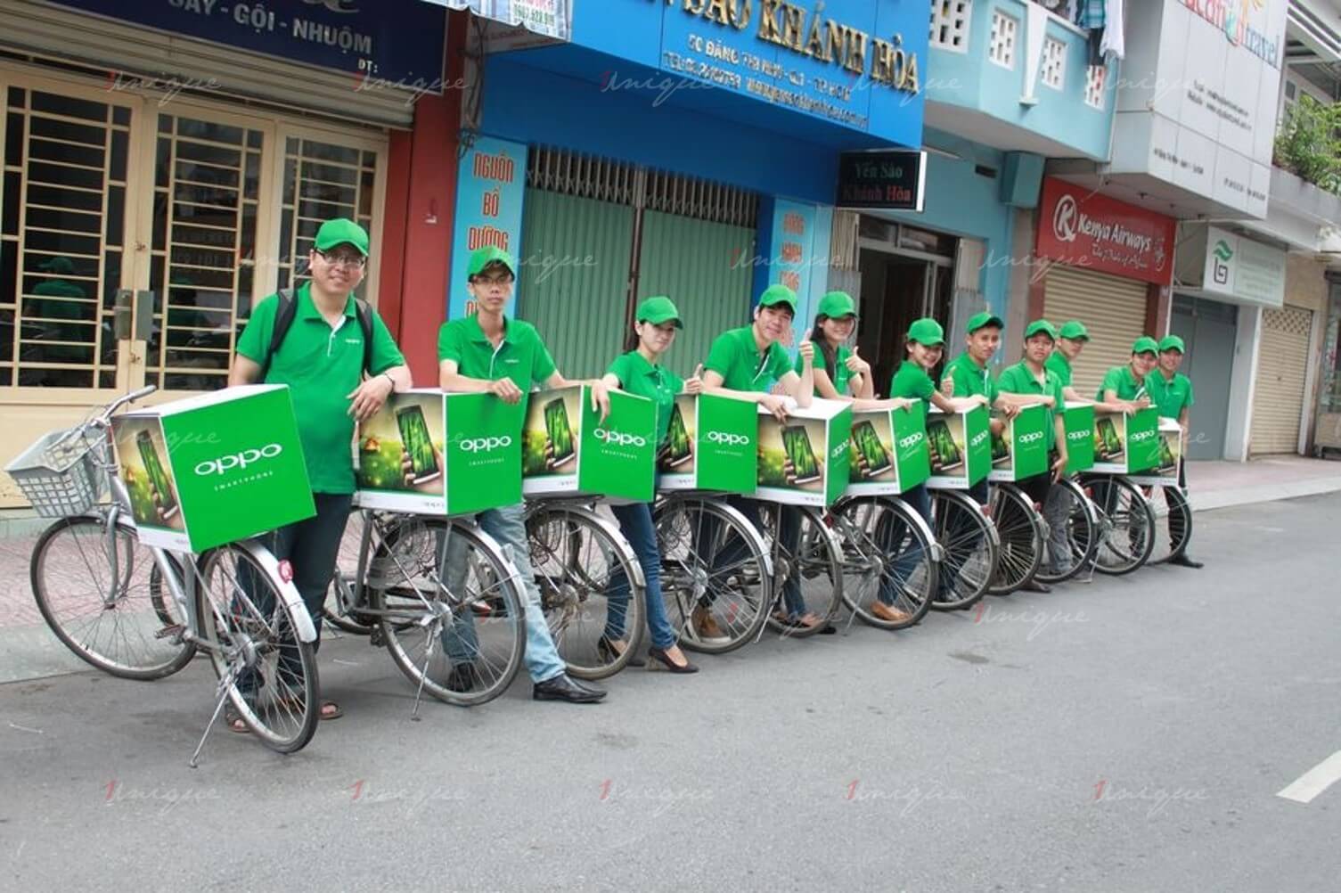 quảng cáo roadshow xe đạp