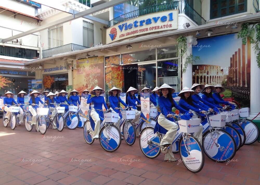 quảng cáo roadshow xe đạp