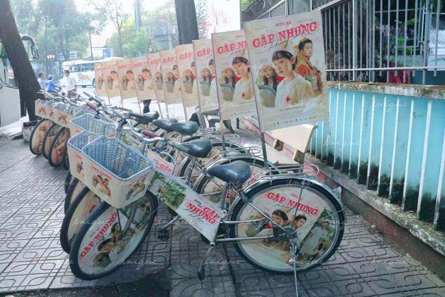quảng cáo roadshow xe đạp
