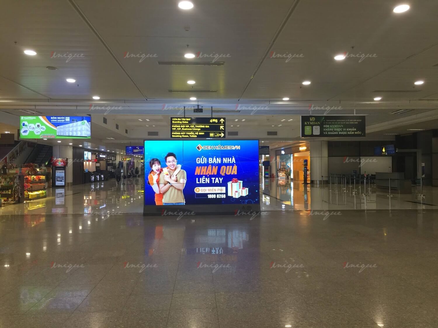 Quảng cáo tại sân bay Nội Bài: Ấn tượng và hiệu quả quảng cáo tại sân bay Nội Bài