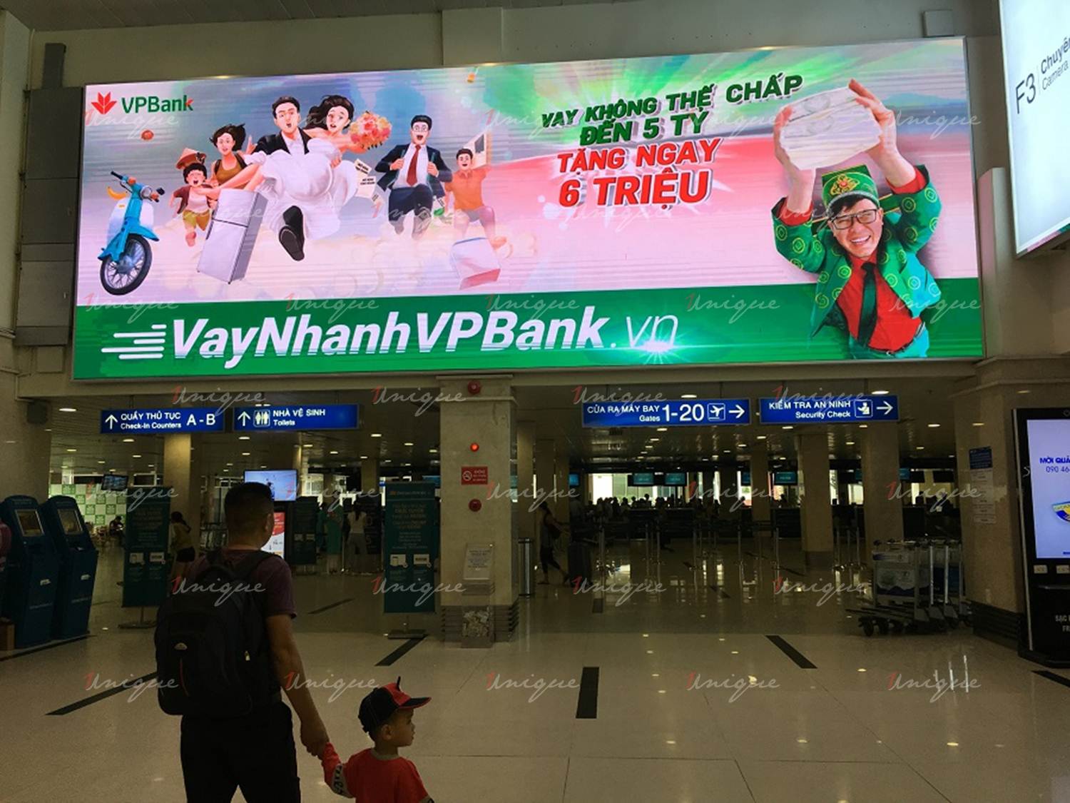 Quảng cáo tại sân bay Nội Bài: Ấn tượng và hiệu quả quảng cáo tại sân bay Nội Bài