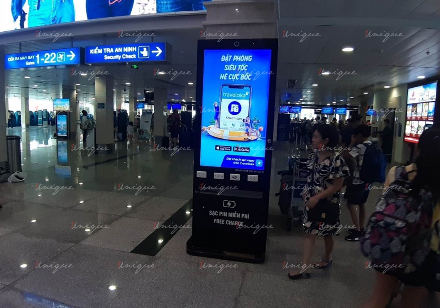 Quảng cáo tại sân bay Nội Bài: Ấn tượng và hiệu quả quảng cáo tại sân bay Nội Bài