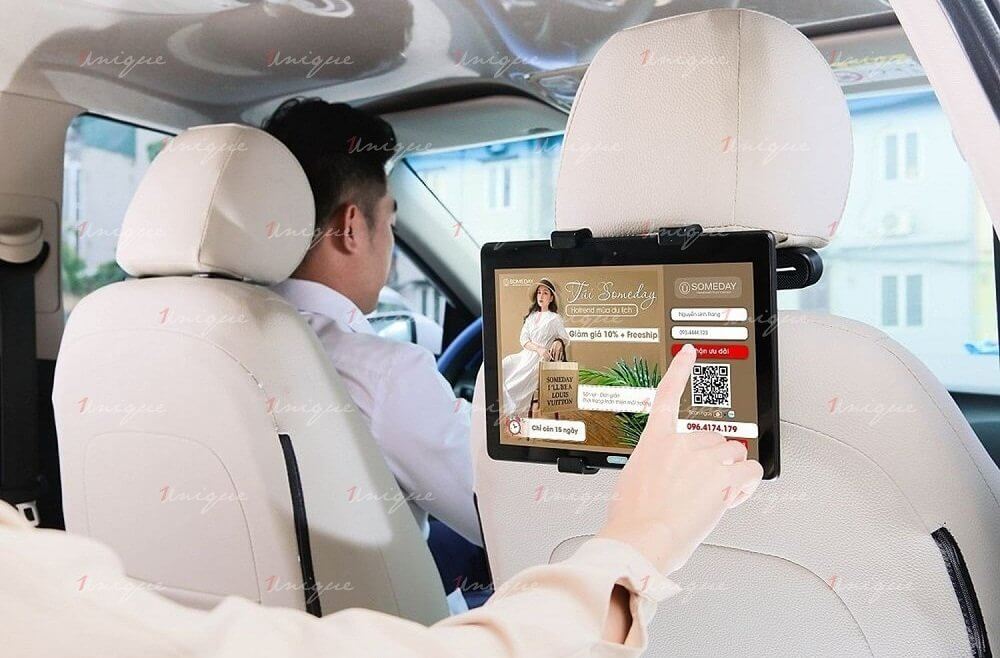 Ghi dấu ấn với quảng cáo màn hình LCD trong xe taxi, ô tô màn hình lcd quảng cáo trong xe taxi ô tô