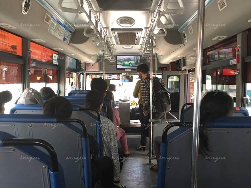 Tổng hợp thông tin về quảng cáo màn hình LCD trong xe buýt Quảng cáo màn hình LCD trong xe buýt