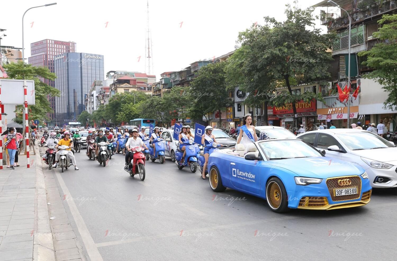 Quảng cáo Roadshow ô tô với nhiều ưu điểm nổi trội roadshow ô tô