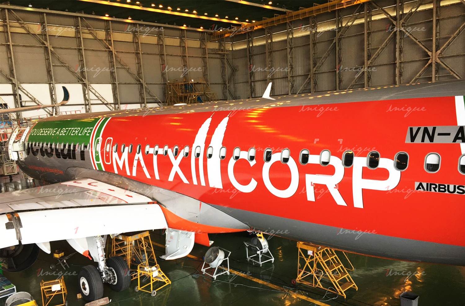 Quảng cáo trên máy bay Jetstar: Độc đáo và ấn tượng quảng cáo trên máy bay Jetstar