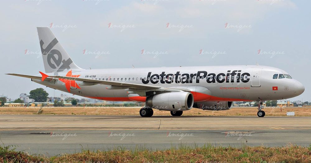 quảng cáo trên máy bay Jetstar