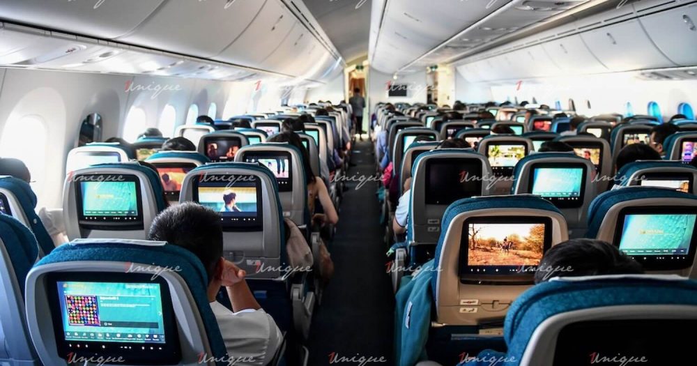 quảng cáo trên máy bay vietnam airlines