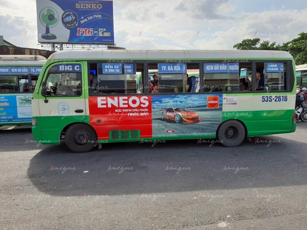 Quảng cáo trên thân xe bus tiếp cận khách hàng hiệu quả quảng cáo trên thân xe buýt