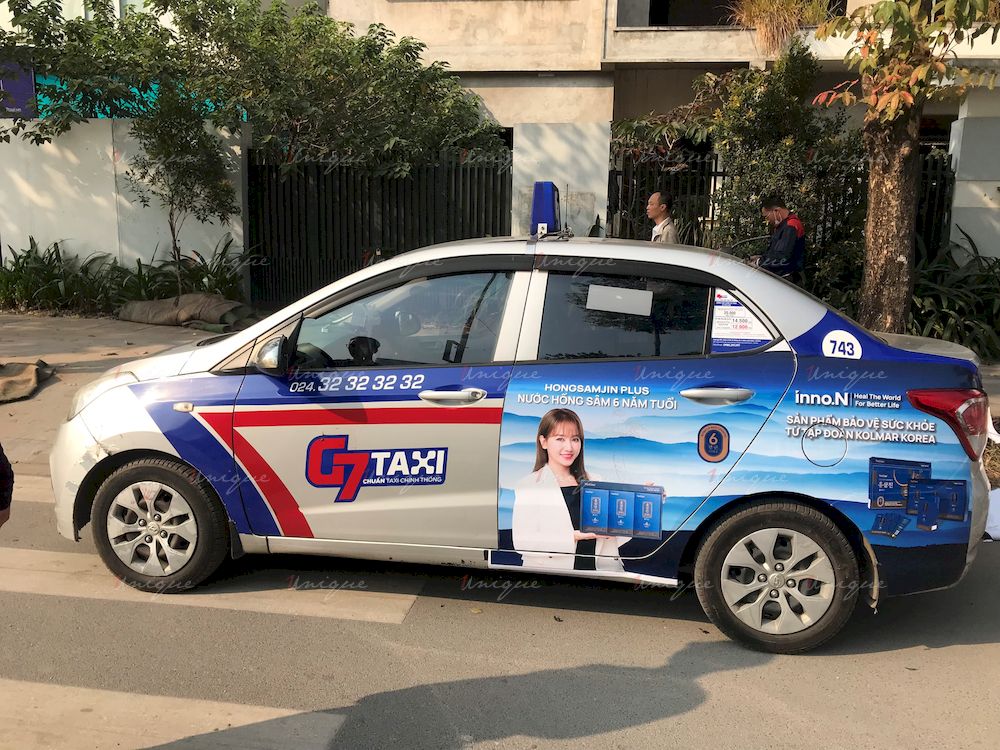 inno.N quảng bá thương hiệu qua chiến dịch quảng cáo taxi quy mô lớn inno.N quảng cáo taxi