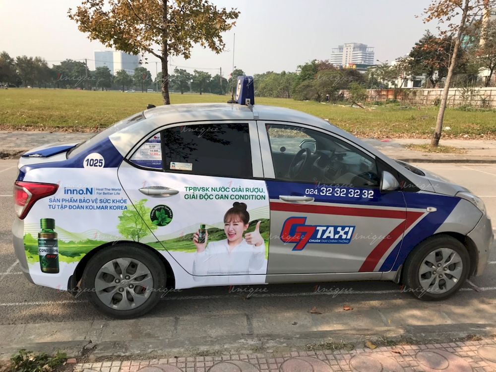 inno.N quảng bá thương hiệu qua chiến dịch quảng cáo taxi quy mô lớn inno.N quảng cáo taxi