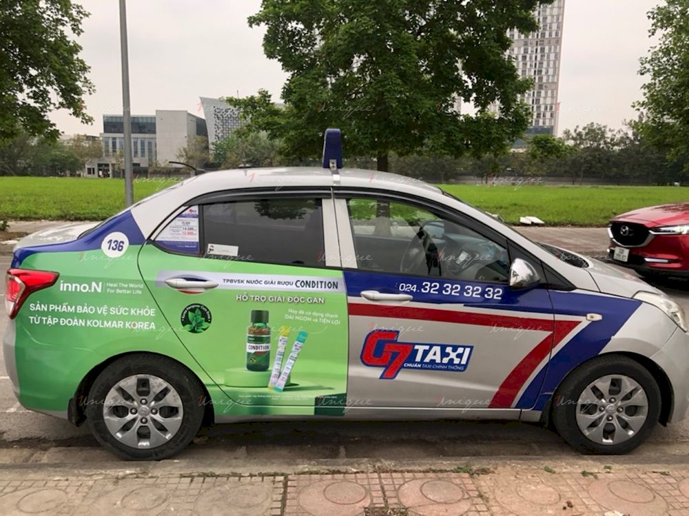 inno.N quảng bá thương hiệu qua chiến dịch quảng cáo taxi quy mô lớn inno.N quảng cáo taxi
