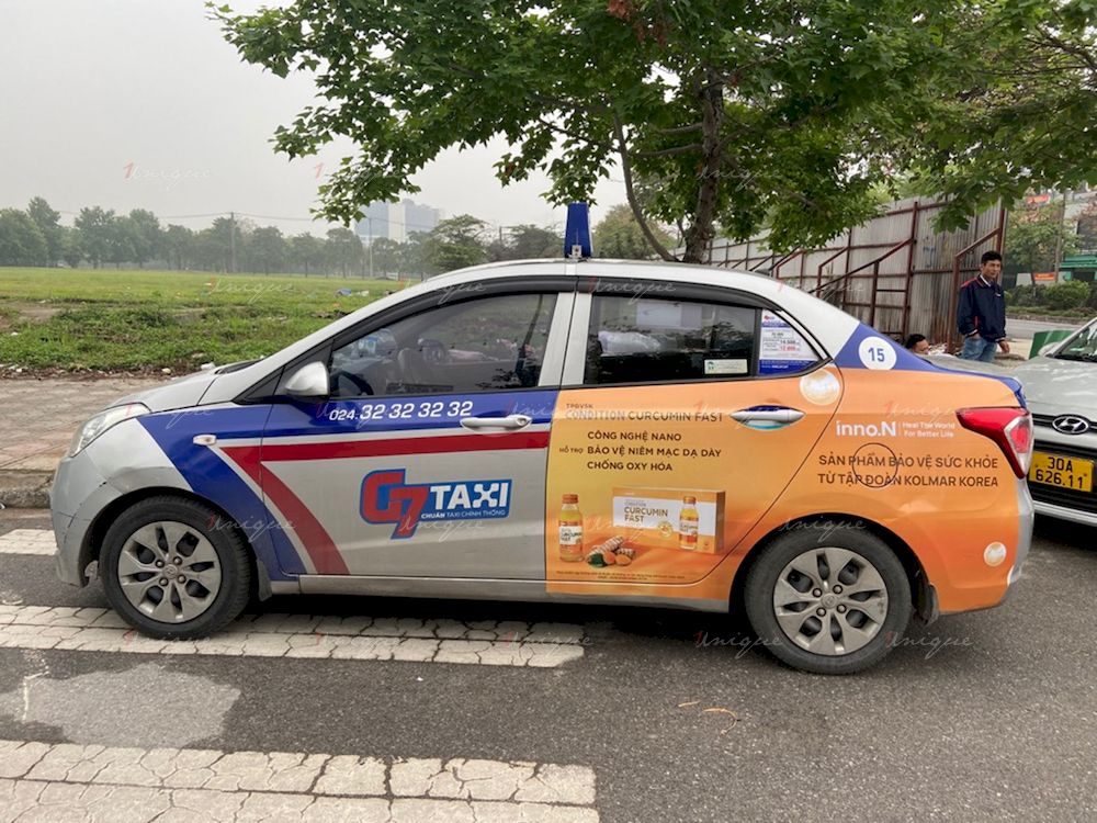 inno.N quảng bá thương hiệu qua chiến dịch quảng cáo taxi quy mô lớn inno.N quảng cáo taxi
