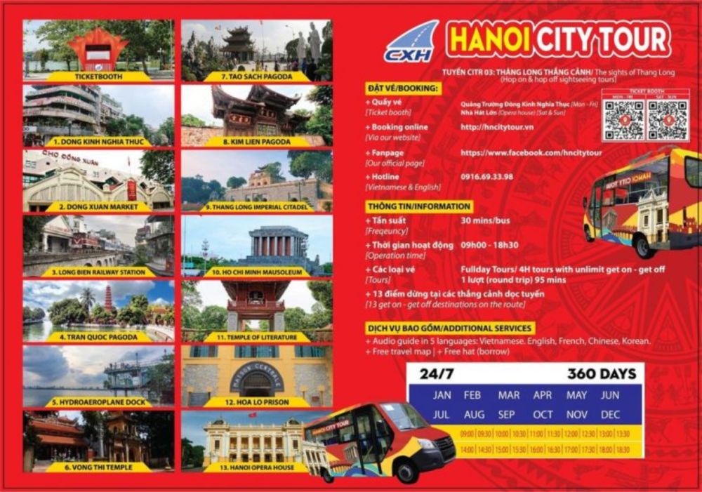 Thi công quảng cáo Bus City Tour