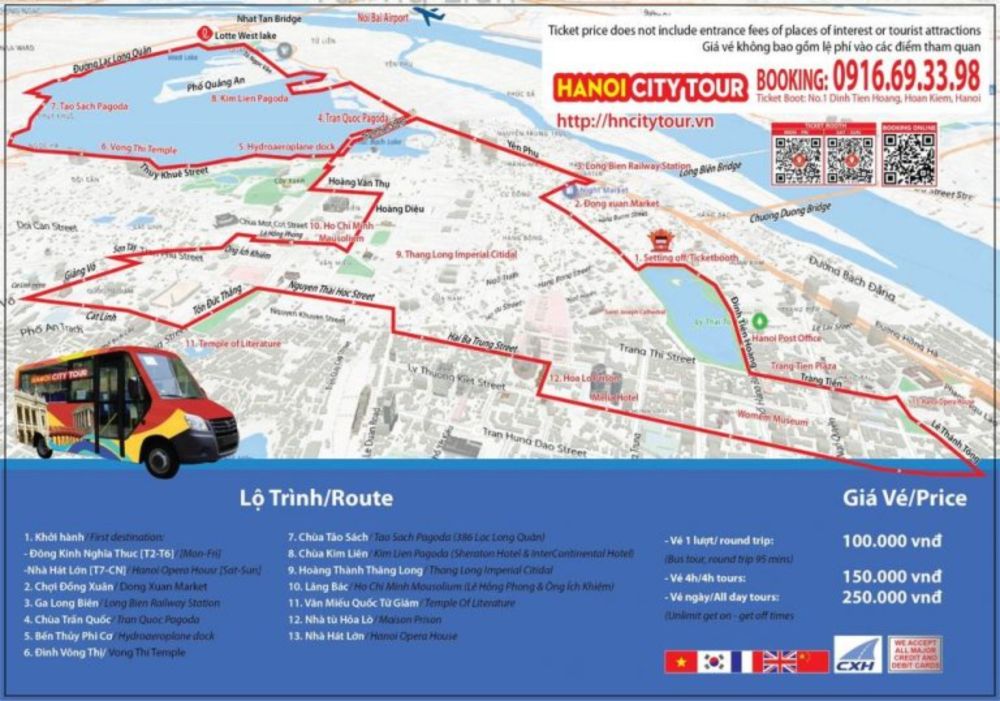 Thi công quảng cáo Bus City Tour