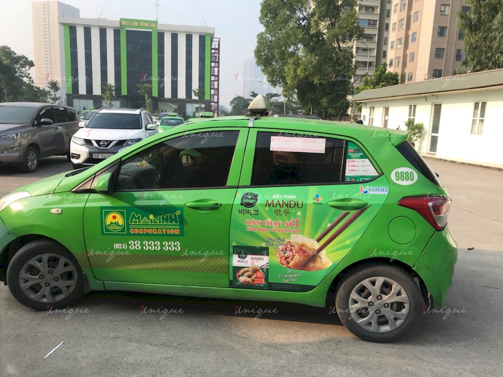KFood phủ sóng thương hiệu với chiến dịch quảng cáo taxi với quy mô lớn KFood quảng cáo xe taxi