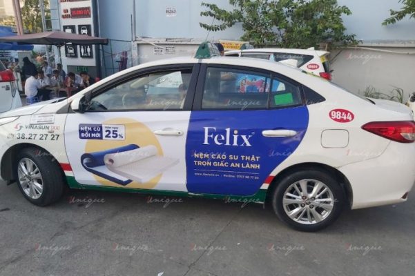 Đệm Felix quảng cáo Taxi