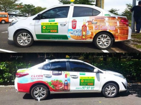 Nam Ngư quảng cáo taxi