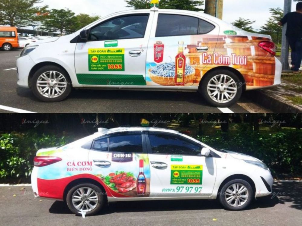 Nam Ngư quảng cáo taxi