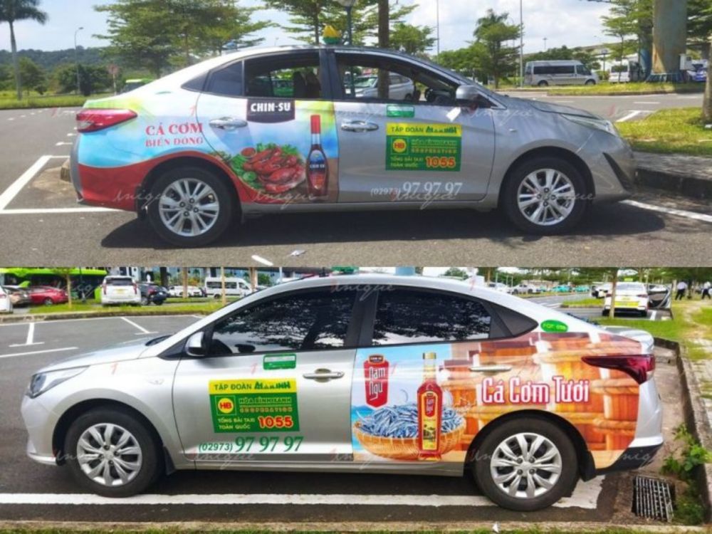 Nam Ngư quảng cáo taxi