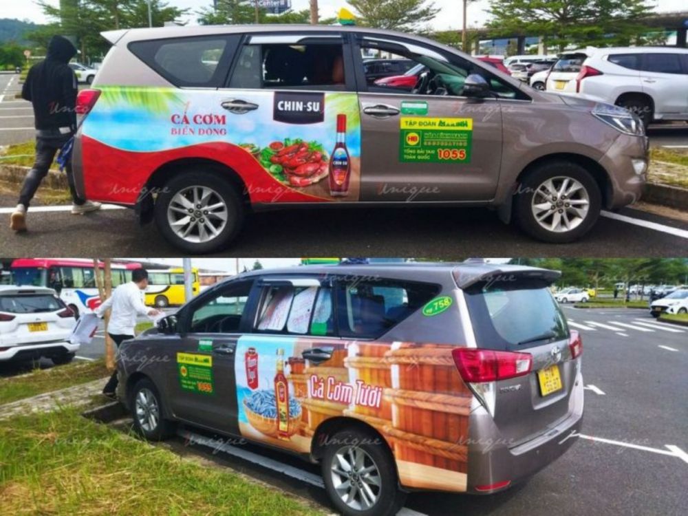 Nam Ngư quảng cáo taxi