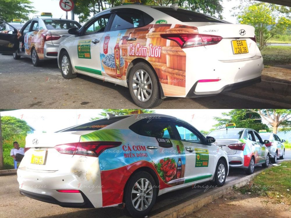Nam Ngư quảng cáo taxi