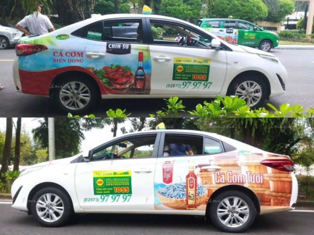 Nam Ngư quảng cáo taxi