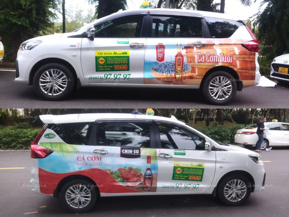 Nam Ngư quảng cáo taxi