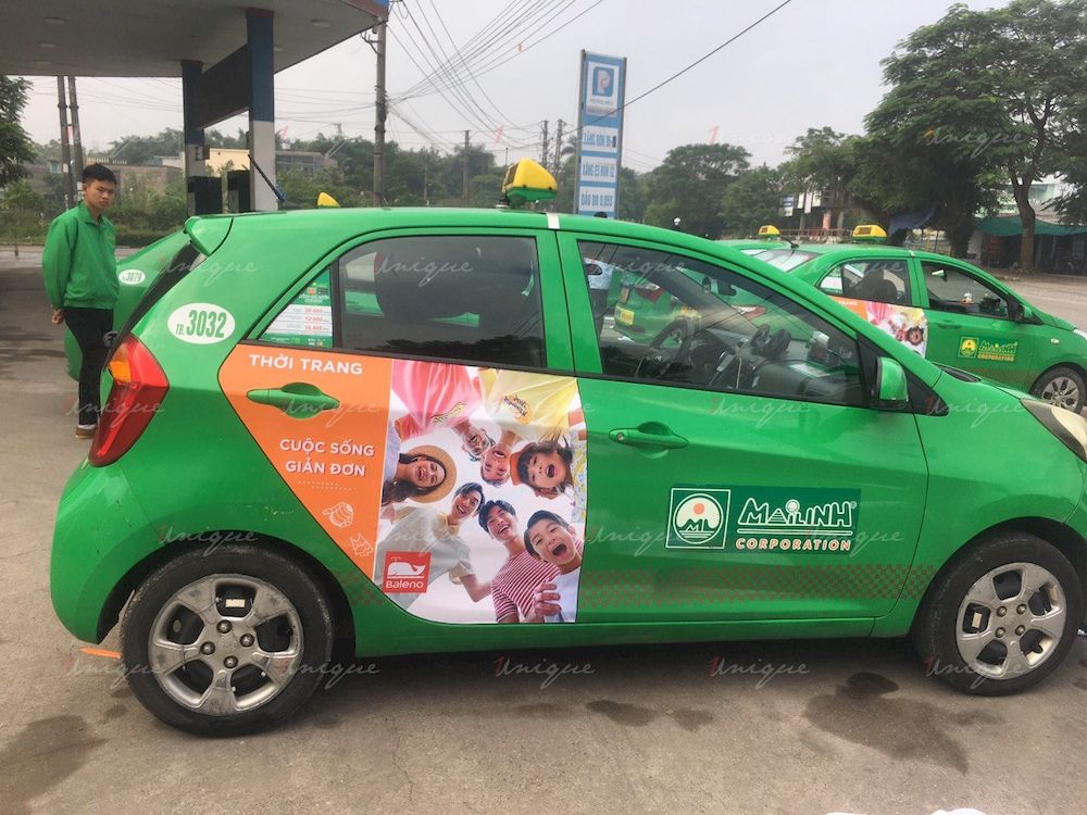 Baleno quảng cáo taxi