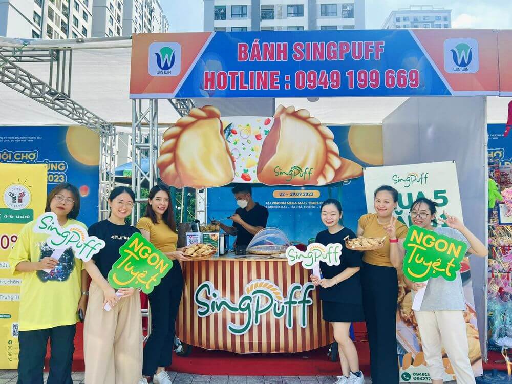 Sing Puff quảng cáo xe bus Sing Puff quảng cáo xe bus
