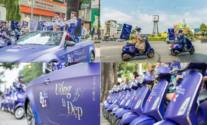 82X Beauty rực rỡ khắp đường phố TP.Hồ Chí Minh với Roadshow ấn tượng