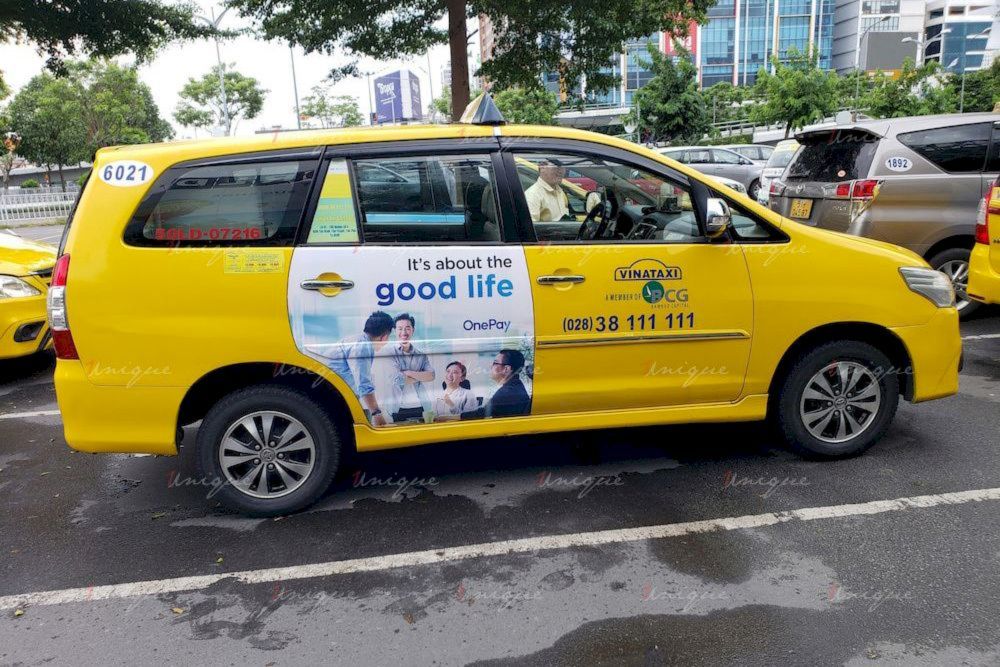 OnePay quảng cáo taxi OnePay quảng cáo taxi